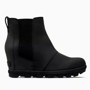 Sorel Joan of Arctic Wedge ii Chelsea, Black, 7